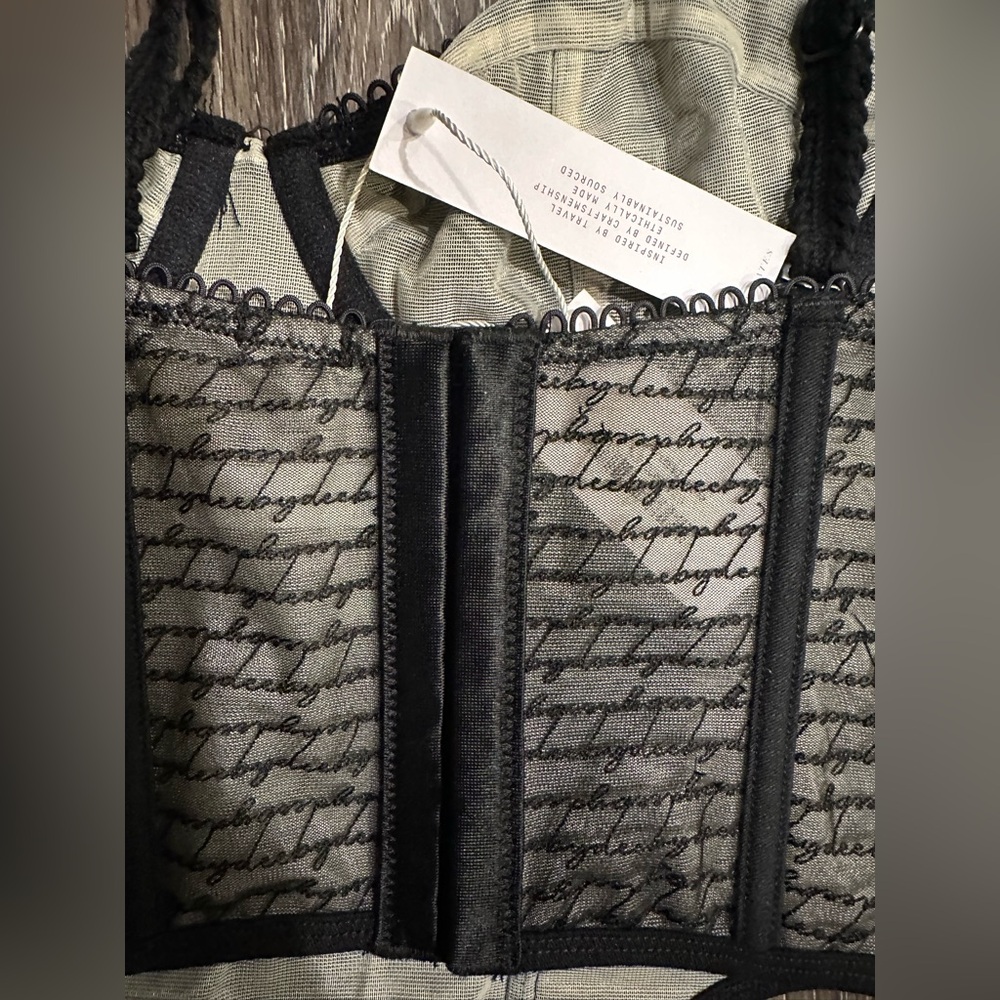 Bydee $119 Naomi Black Lace Corset Medium Convertible Straps Strapless Women’s - Picture 9 of 11